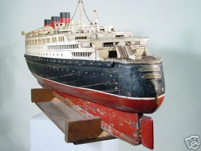 RMS Queen Mary Port Quart Aft
Measurements- 69â€ Long X 22â€ Tall X 16â€ Wide
