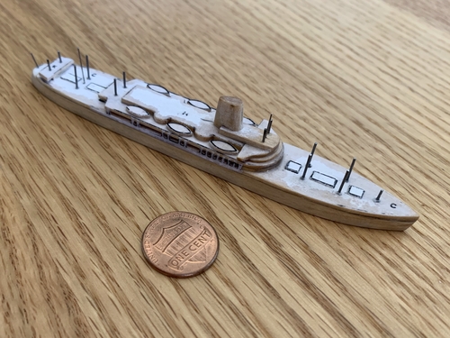 Masts and derricks added
Keywords: ship model SS Panama liner