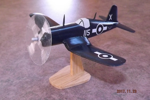 1/72 Scale F4U Corsair
Robert Hampton "Hammy" Gray, VC, DSC (November 2, 1917 â€“ August 9, 1945) was a Canadian naval officer, pilot, and recipient of the Victoria Cross (VC) during World War II, while flying with the Royal Navy's Fleet Air Arm HMS Formidable.
Keywords: F4U Corsair "Solid Model Memories"