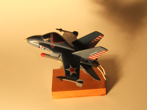 USN Aviation Centennial F-18
Keywords: USN Aviation Centennial F-18 solid model memories hand carved airtoon
