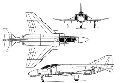 F-4 Phantom II
3 view McDonnell Douglas F-4
Keywords: Solid Model Memories