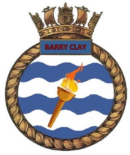 Ship Crest HMS Barry Clay
Keywords: solid model memories lastvautour ship mtb