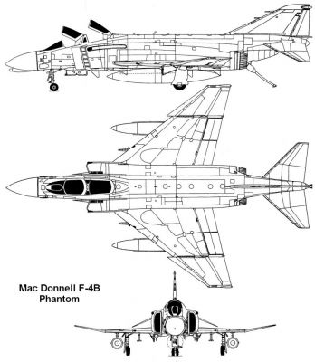 F-4B Phantom
3 view
Keywords: Phantom