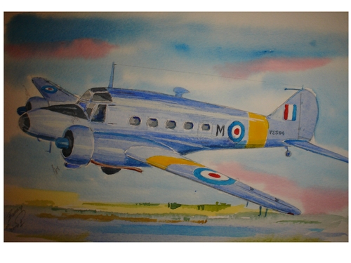 Avro Anson T.21 Navigation trainer
Watercolour
