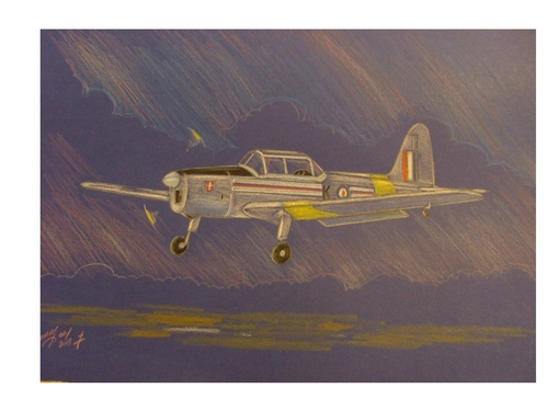 de Havilland Chipmunk
Coloured pencils
