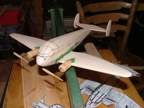 Monospar ST25 Wings attached and tail assembly
