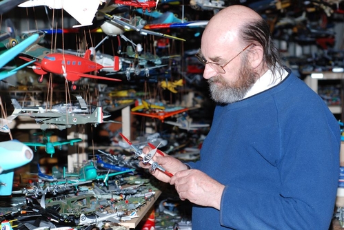 Balsabashers favourite place-His collection of scale model aircraft.
Keywords: Worlds largest model aircraft collection