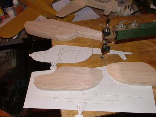 Edgar Percival EP.9 Glueing fuselage halves
