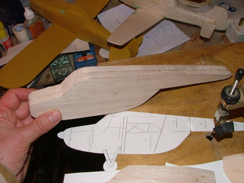 Edgar Percival EP.9 Glueing fuselage halves
