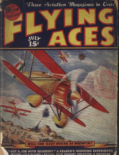 FLYING ACES MAGAZINE COVER
Keywords: FLYING ACES MAGAZINE