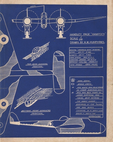 Handley Page Hampden ( Aeromodeller blueprint)
Keywords: Handley Page Hampden