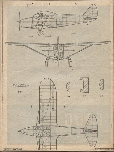 Heston Phoenix
(jpg format, - dpi, 549 KB).

Link to file: [url]http://smm.solidmodelmemories.net/Gallery/albums/userpics/-[/url]

[i]These plans are placed here in review of their accuracy and historical content. They are for personal use only and not to be reproduced commercially. Copyrights remain with the original copyright holders and are not the property of Solid Model Memories. Please post comment regarding the accuracy of the drawings in the section provided on the individual page of the plan you are reviewing. If you build this model or if you have images of the original subject itself, please let us know. If you are the copyright holder of the work in question and wish to have it removed please contact SMM [/i]

Keywords: HESTON PHOENIX