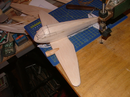 Monospar ST25 Engine nacelles fitted to wings
