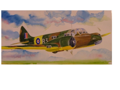 Airspeed Oxford
Watercolour
