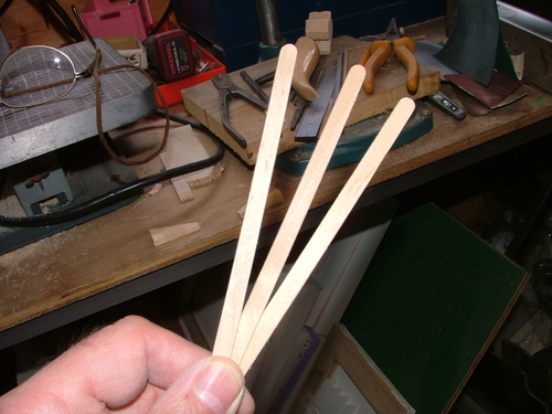 Popsicle sticks
