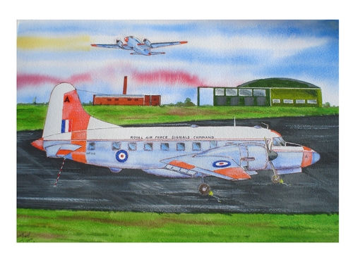 Vickers Varsity T.1
Montage showing a Varsity at RAF Gaydon in the sixties.
