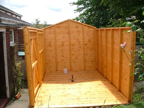 My new shed goes up at long last somewhere to work
My beautiful new 12x8 pine shed
