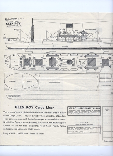 Glen Roy
Part 1 of 4, Plan on one sheet (front & back). Length on plan 10".
Keywords: Glen Roy