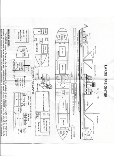 Large Freighter
This is PT. 1 of 3.       TOO BIG FOR ONE PAGE.
Keywords: Freighter