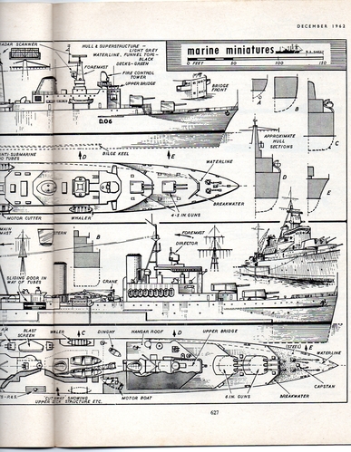 COUNTY CLASS 1962  and UGANDA CLASS 1942
PT 2.
Keywords: Destroyer 1962 Cruiser 1942