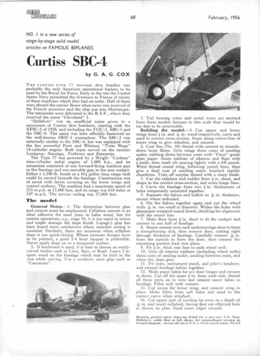 Curtiss SBC-4 by Aeromodeller (page 1 of 5)
(-- format, -- dpi, -- KB).

[b]Click on image to display file in original format[/b]

[url=http://smm.solidmodelmemories.net/Gallery/albums/userpics/10028/Helldiver1.jpg]Direct Link to File[/url]

[i]These plans are placed here in review of their accuracy and historical content. They are for personal use only and not to be reproduced commercially. Copyrights remain with the original copyright holders and are not the property of Solid Model Memories. Please post comment regarding the accuracy of the drawings in the section provided on the individual page of the plan you are reviewing. If you build this model or if you have images of the original subject itself, please let us know. If you are the copyright holder of the work in question and wish to have it removed please contact SMM.[/i]

Keywords: Curtiss SBC-4 Helldiver solid model airplane