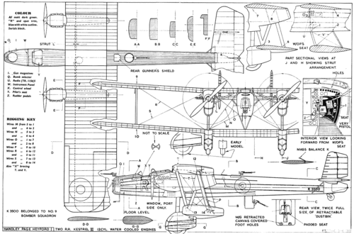 Handley Page Heyford
(gif format, - dpi, 445 KB).

Link to file: [url]http://smm.solidmodelmemories.net/Gallery/albums/userpics/-[/url]

[i]These plans are placed here in review of their accuracy and historical content. They are for personal use only and not to be reproduced commercially. Copyrights remain with the original copyright holders and are not the property of Solid Model Memories. Please post comment regarding the accuracy of the drawings in the section provided on the individual page of the plan you are reviewing. If you build this model or if you have images of the original subject itself, please let us know. If you are the copyright holder of the work in question and wish to have it removed please contact SMM [/i]

Keywords: Handley Page Heyford
