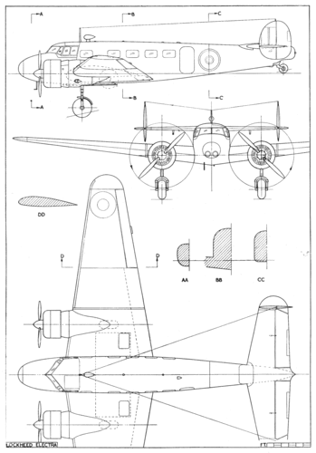 Lockheed Electra
(gif format, - dpi, 171 KB).

Link to file: [url]http://smm.solidmodelmemories.net/Gallery/albums/userpics/-[/url]

[i]These plans are placed here in review of their accuracy and historical content. They are for personal use only and not to be reproduced commercially. Copyrights remain with the original copyright holders and are not the property of Solid Model Memories. Please post comment regarding the accuracy of the drawings in the section provided on the individual page of the plan you are reviewing. If you build this model or if you have images of the original subject itself, please let us know. If you are the copyright holder of the work in question and wish to have it removed please contact SMM [/i]

Keywords: Lockheed Electra