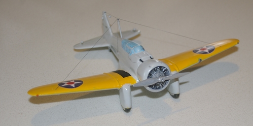 1/48 Northrop XFT-1 
Using plans from the April 1935 Model Airplane News
