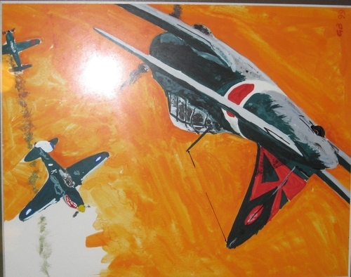 Comic cover
Painted for my son years ago. at the time it was his favourite Commando comic.
