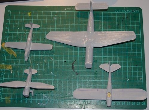 1/144th Lysander,Hotspur,Horsa and 1/64th Buhl Pup
