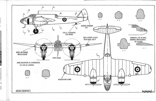 Bristol Beaufort
(jpg format, - dpi, 923 KB).

Link to file: [url]http://smm.solidmodelmemories.net/Gallery/albums/userpics/-[/url]

[i]These plans are placed here in review of their accuracy and historical content. They are for personal use only and not to be reproduced commercially. Copyrights remain with the original copyright holders and are not the property of Solid Model Memories. Please post comment regarding the accuracy of the drawings in the section provided on the individual page of the plan you are reviewing. If you build this model or if you have images of the original subject itself, please let us know. If you are the copyright holder of the work in question and wish to have it removed please contact SMM [/i]

Keywords: Bristol Beaufort