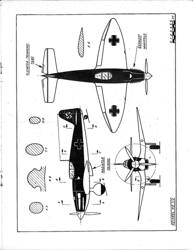 Heinkel He112
(jpg format, - dpi, 431 KB).

Link to file: [url]http://smm.solidmodelmemories.net/Gallery/albums/userpics/-[/url]

[i]These plans are placed here in review of their accuracy and historical content. They are for personal use only and not to be reproduced commercially. Copyrights remain with the original copyright holders and are not the property of Solid Model Memories. Please post comment regarding the accuracy of the drawings in the section provided on the individual page of the plan you are reviewing. If you build this model or if you have images of the original subject itself, please let us know. If you are the copyright holder of the work in question and wish to have it removed please contact SMM [/i]

Keywords: Heinkel He112