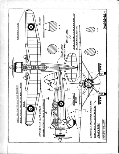 Westland Lysander
(jpg format, - dpi, 622 KB).

Link to file: [url]http://smm.solidmodelmemories.net/Gallery/albums/userpics/-[/url]

[i]These plans are placed here in review of their accuracy and historical content. They are for personal use only and not to be reproduced commercially. Copyrights remain with the original copyright holders and are not the property of Solid Model Memories. Please post comment regarding the accuracy of the drawings in the section provided on the individual page of the plan you are reviewing. If you build this model or if you have images of the original subject itself, please let us know. If you are the copyright holder of the work in question and wish to have it removed please contact SMM [/i]

Keywords: Westland Lysander Army Co-operation plane