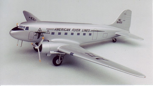 Douglas DC-3
A basswood model. Tried to get this into a model railroad magazine, and was successful.
