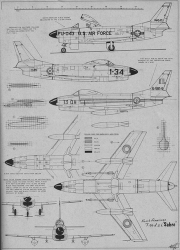 North American F-86D / F-86K   page 2 of 2
(jpg format, - dpi, 650KB).

Link to file: [url]http://smm.solidmodelmemories.net/Gallery/albums/userpics/-[/url]

[i]These plans are placed here in review of their accuracy and historical content. They are for personal use only and not to be reproduced commercially. Copyrights remain with the original copyright holders and are not the property of Solid Model Memories. Please post comment regarding the accuracy of the drawings in the section provided on the individual page of the plan you are reviewing. If you build this model or if you have images of the original subject itself, please let us know. If you are the copyright holder of the work in question and wish to have it removed please contact SMM [/i]

Keywords: North American F-86D / F-86K