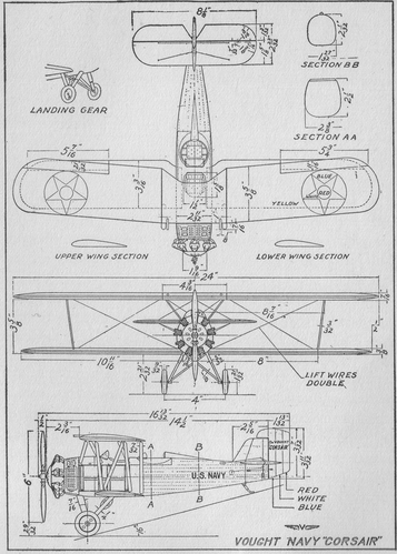 Vought O2U
(jpg format, - dpi, 1316 KB).

Link to file: [url]http://smm.solidmodelmemories.net/Gallery/albums/userpics/-[/url]

[i]These plans are placed here in review of their accuracy and historical content. They are for personal use only and not to be reproduced commercially. Copyrights remain with the original copyright holders and are not the property of Solid Model Memories. Please post comment regarding the accuracy of the drawings in the section provided on the individual page of the plan you are reviewing. If you build this model or if you have images of the original subject itself, please let us know. If you are the copyright holder of the work in question and wish to have it removed please contact SMM [/i]

