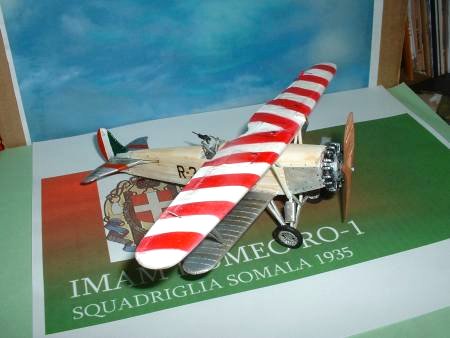 RO-1 Ethiopia 1935
Long range observation plane....model "wood composed" with all insides!!! scale 1:72
