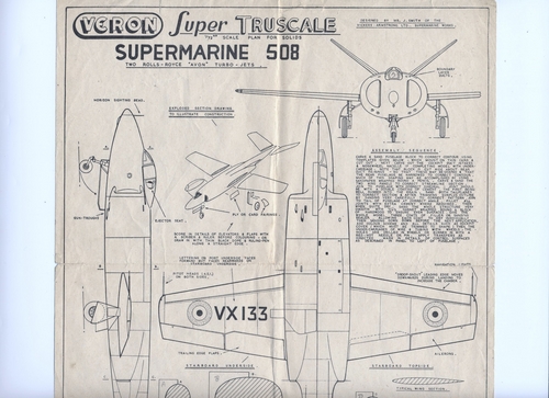 Supermarine 508.
Veron Truscale.  PT.2 Of 2.
Keywords: SUPERMARINE 508.
