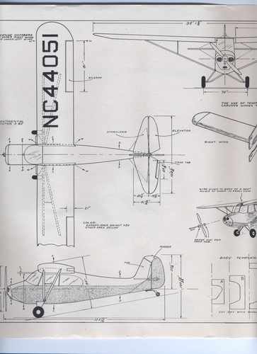 Aeronca Champion PT.2 of 2.
(jpg format, -- dpi, 1663 KB).

[b]Click on image to download file in original format[/b]
file url: 
http://smm.solidmodelmemories.net/Gallery/albums/userpics/001~5.jpg

[i]These plans are placed here in review of their accuracy and 
historical content. They are for personal use only and not to
be reproduced commercially. Copyrights remain with the original
copyright holders and are not the property of Solid Model
Memories. Please post comment regarding the accuracy of the
drawings in the section provided on the individual page of the 
plan you are reviewing. If you build this model or if you have 
images of the original subject itself, please let us know. If
you are the copyright holder of the work in question and wish
to have it removed please contact SMM [/i]
Keywords: Hawk Model Co. Aeronca Champion