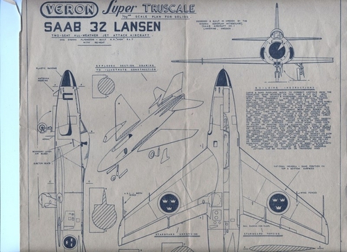 Saab 32 Lansen. Sht. 21 OF 2.
(jpg format, -- dpi, 137 KB).

[b]Click on image to download file in original format[/b]
file url: 
http://smm.solidmodelmemories.net/Gallery/albums/userpics/002ye6.jpg

[i]These plans are placed here in review of their accuracy and 
historical content. They are for personal use only and not to
be reproduced commercially. Copyrights remain with the original
copyright holders and are not the property of Solid Model
Memories. Please post comment regarding the accuracy of the
drawings in the section provided on the individual page of the 
plan you are reviewing. If you build this model or if you have 
images of the original subject itself, please let us know. If
you are the copyright holder of the work in question and wish
to have it removed please contact SMM [/i]

Keywords: SAAB 32 LANSEN.