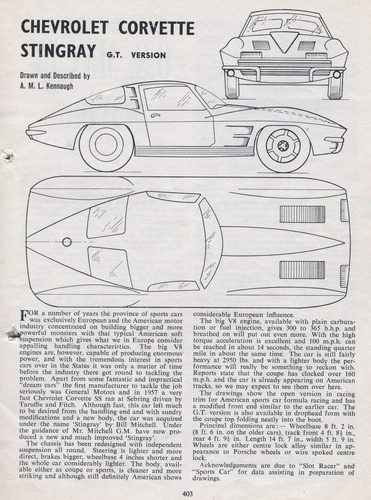 Chevrolet Corvette Stingray PT.1 Of 2.
(jpg format, -- dpi, 1301 KB).

[b]Click on image to download file in original format[/b]
file url: 
http://smm.solidmodelmemories.net/Gallery/albums/userpics/002~15.jpg

[i]These plans are placed here in review of their accuracy and 
historical content. They are for personal use only and not to
be reproduced commercially. Copyrights remain with the original
copyright holders and are not the property of Solid Model
Memories. Please post comment regarding the accuracy of the
drawings in the section provided on the individual page of the 
plan you are reviewing. If you build this model or if you have 
images of the original subject itself, please let us know. If
you are the copyright holder of the work in question and wish
to have it removed please contact SMM [/i]
  
Keywords: CHEVROLET CORVETTE STINGRAY.