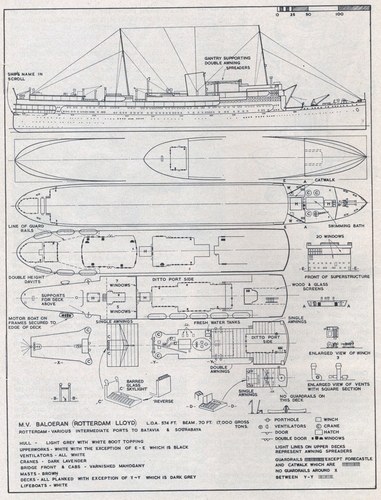 M.V Baloeran.
(jpg format, -- dpi, 1234 KB).

[b]Click on image to download file in original format[/b]
file url: 
http://smm.solidmodelmemories.net/Gallery/albums/userpics/003el0.jpg

[i]These plans are placed here in review of their accuracy and 
historical content. They are for personal use only and not to
be reproduced commercially. Copyrights remain with the original
copyright holders and are not the property of Solid Model
Memories. Please post comment regarding the accuracy of the
drawings in the section provided on the individual page of the 
plan you are reviewing. If you build this model or if you have 
images of the original subject itself, please let us know. If
you are the copyright holder of the work in question and wish
to have it removed please contact SMM [/i]
   
Keywords: M.V.BALOERAN.