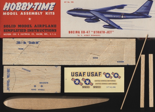 Boeing XB-47 Pt 1 Of 5
(jpg format, -- dpi, 1771 KB).

[b]Click on image to download file in original format[/b]
file url: 
http://smm.solidmodelmemories.net/Gallery/albums/userpics/007~3.jpg

[i]These plans are placed here in review of their accuracy and 
historical content. They are for personal use only and not to
be reproduced commercially. Copyrights remain with the original
copyright holders and are not the property of Solid Model
Memories. Please post comment regarding the accuracy of the
drawings in the section provided on the individual page of the 
plan you are reviewing. If you build this model or if you have 
images of the original subject itself, please let us know. If
you are the copyright holder of the work in question and wish
to have it removed please contact SMM [/i]

Keywords: Hobby-Time Boeing XB-47 Stratojet.