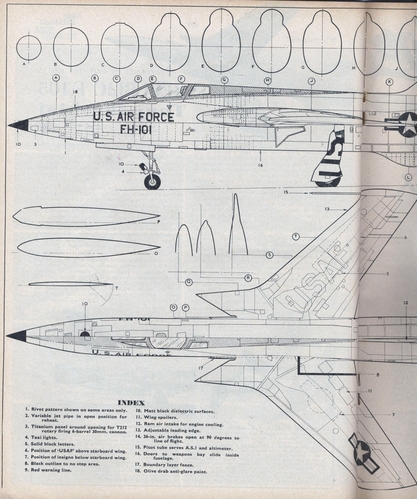 Republic F105B Thunderchief 2 of 2
(jpg format, - dpi, 1784 KB).

Link to file: [url]http://smm.solidmodelmemories.net/Gallery/albums/userpics/-[/url]

[i]These plans are placed here in review of their accuracy and historical content. They are for personal use only and not to be reproduced commercially. Copyrights remain with the original copyright holders and are not the property of Solid Model Memories. Please post comment regarding the accuracy of the drawings in the section provided on the individual page of the plan you are reviewing. If you build this model or if you have images of the original subject itself, please let us know. If you are the copyright holder of the work in question and wish to have it removed please contact SMM [/i]

Keywords: Republic F105B Thunderchief