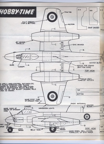 Gloster Meteor 8 Side 1 PT. 1 of 2
(jpg --format, -- dpi, 81 KB).

[b]Click on image to download file in original format[/b]
file url: 
http://smm.solidmodelmemories.net/Gallery/albums/userpics/016oe0.jpg
[i]These plans are placed here in review of their accuracy and 
historical content. They are for personal use only and not to
be reproduced commercially. Copyrights remain with the original
copyright holders and are not the property of Solid Model
Memories. Please post comment regarding the accuracy of the
drawings in the section provided on the individual page of the 
plan you are reviewing. If you build this model or if you have 
images of the original subject itself, please let us know. If
you are the copyright holder of the work in question and wish
to have it removed please contact SMM [/i]

Keywords: GLOSTER METEOR 8.