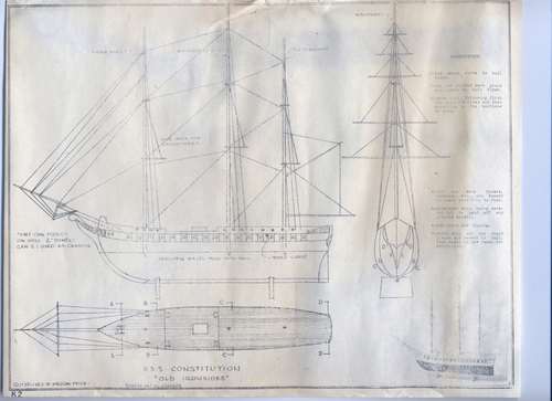 USS Constitution.
(jpg format, -- dpi, 1621 KB).

[b]Click on image to download file in original format[/b]
file url: 
http://smm.solidmodelmemories.net/Gallery/albums/userpics/017~0.jpg

[i]These plans are placed here in review of their accuracy and 
historical content. They are for personal use only and not to
be reproduced commercially. Copyrights remain with the original
copyright holders and are not the property of Solid Model
Memories. Please post comment regarding the accuracy of the
drawings in the section provided on the individual page of the 
plan you are reviewing. If you build this model or if you have 
images of the original subject itself, please let us know. If
you are the copyright holder of the work in question and wish
to have it removed please contact SMM [/i]

Keywords: CONSTITUTION Sailing Ship