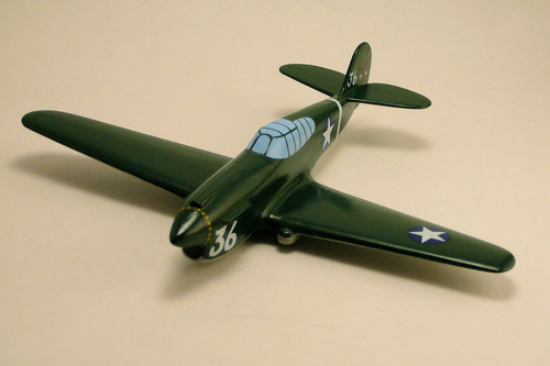 Curtiss P-40E (1/72)
Wooden P-40E model in 1/72 scale.
Keywords: P-40E Warhawk solid model airplane