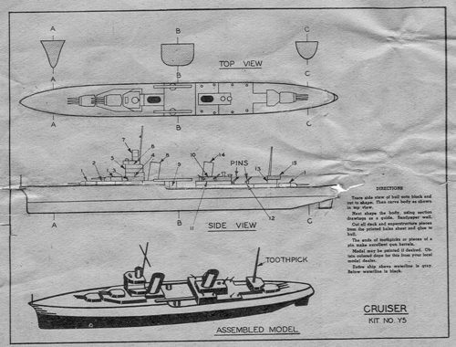 AMC_Kit_Y5_Cruiser_200_DPI_8_Bit_Gray
(jpg format, 200 dpi, 661 KB).

[b]Click on image to download file in original format[/b]

[i]These plans are placed here in review of their accuracy and historical content. They are for personal use only and not to be reproduced commercially. Copyrights remain with the original copyright holders and are not the property of Solid Model Memories. Please post comment regarding the accuracy of the drawings in the section provided on the individual page of the plan you are reviewing. If you build this model or if you have images of the original subject itself, please let us know. If you are the copyright holder of the work in question and wish to have it removed please contact SMM [/i]

Keywords: AMCO Cruiser carrier model solid 
