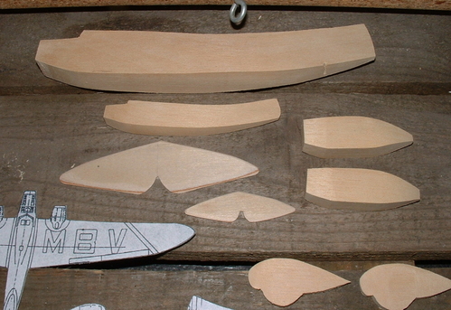 Cutting the blanks for two Arc En Ciel art deco aeroplanes
Keywords: solid models,carved aeroplanes,vintage model building,balsa wood models,scale models scratchbuilt