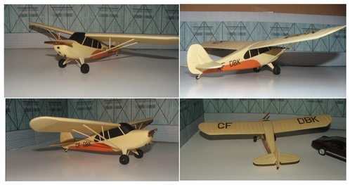 Aeronca Champ CF-BDK
Thanks to Cliff for the serial number and the inspiration
Keywords: hand carved solid wood scale 1/32 model aeronca lastvautour solidwmodelmemories